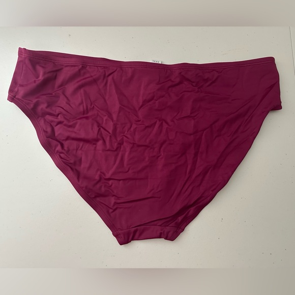 Andie Swim The Bikini Bottom in Plum Size XXXL Full-Coverage Bikini Plus Size - Picture 6 of 6